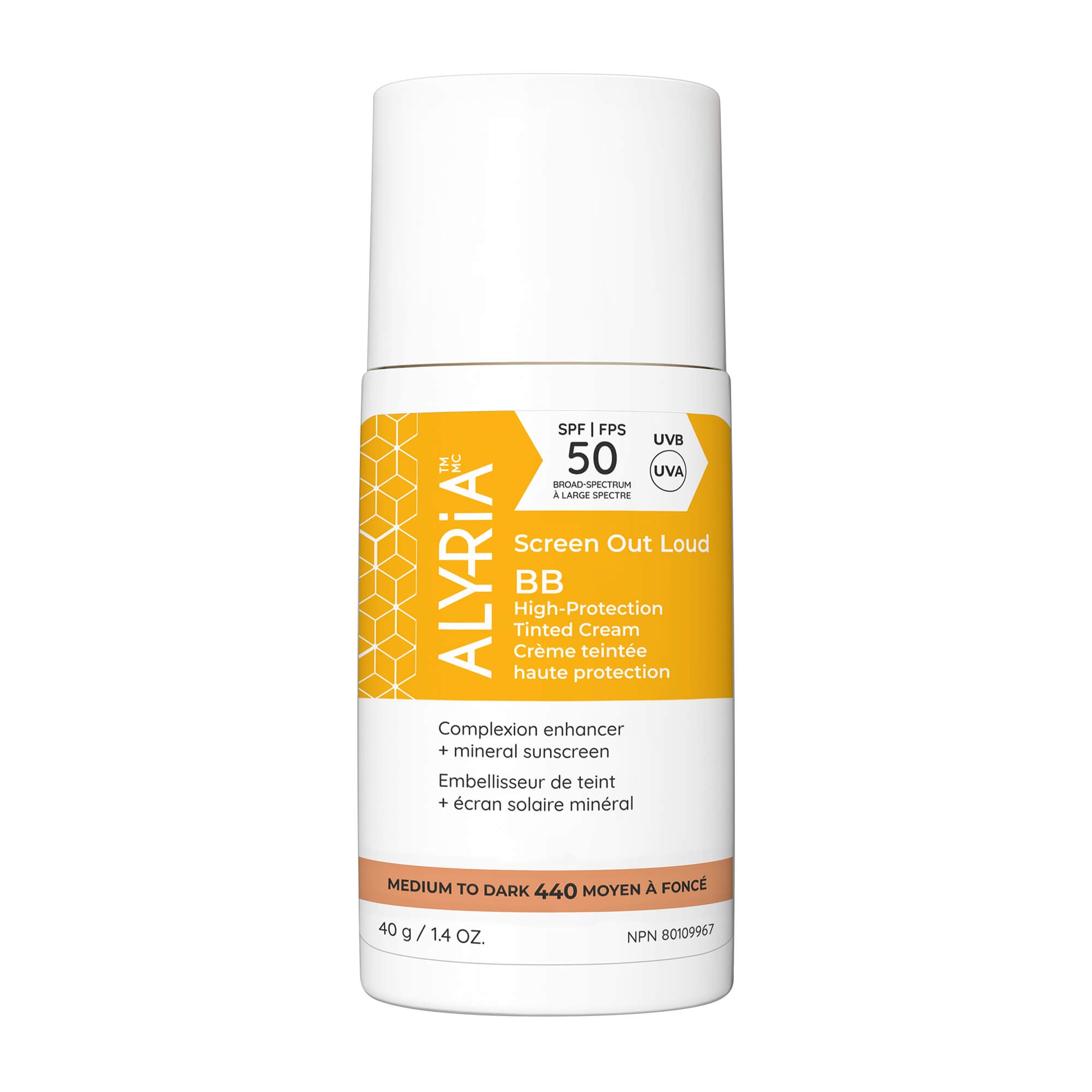 High Protection BB Tinted Cream SPF 50 Alyria Skin Care